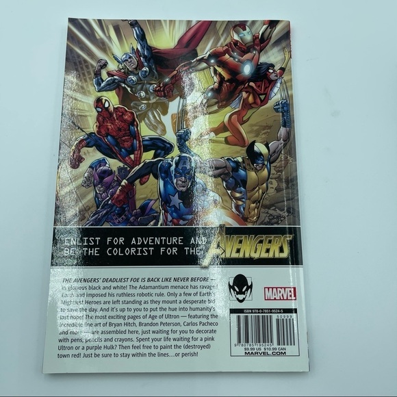 Marvel Color Your Own Age of Ultron Book - Picture 7 of 9